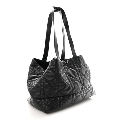 Calfskin Macrocannage Large Toujours Black