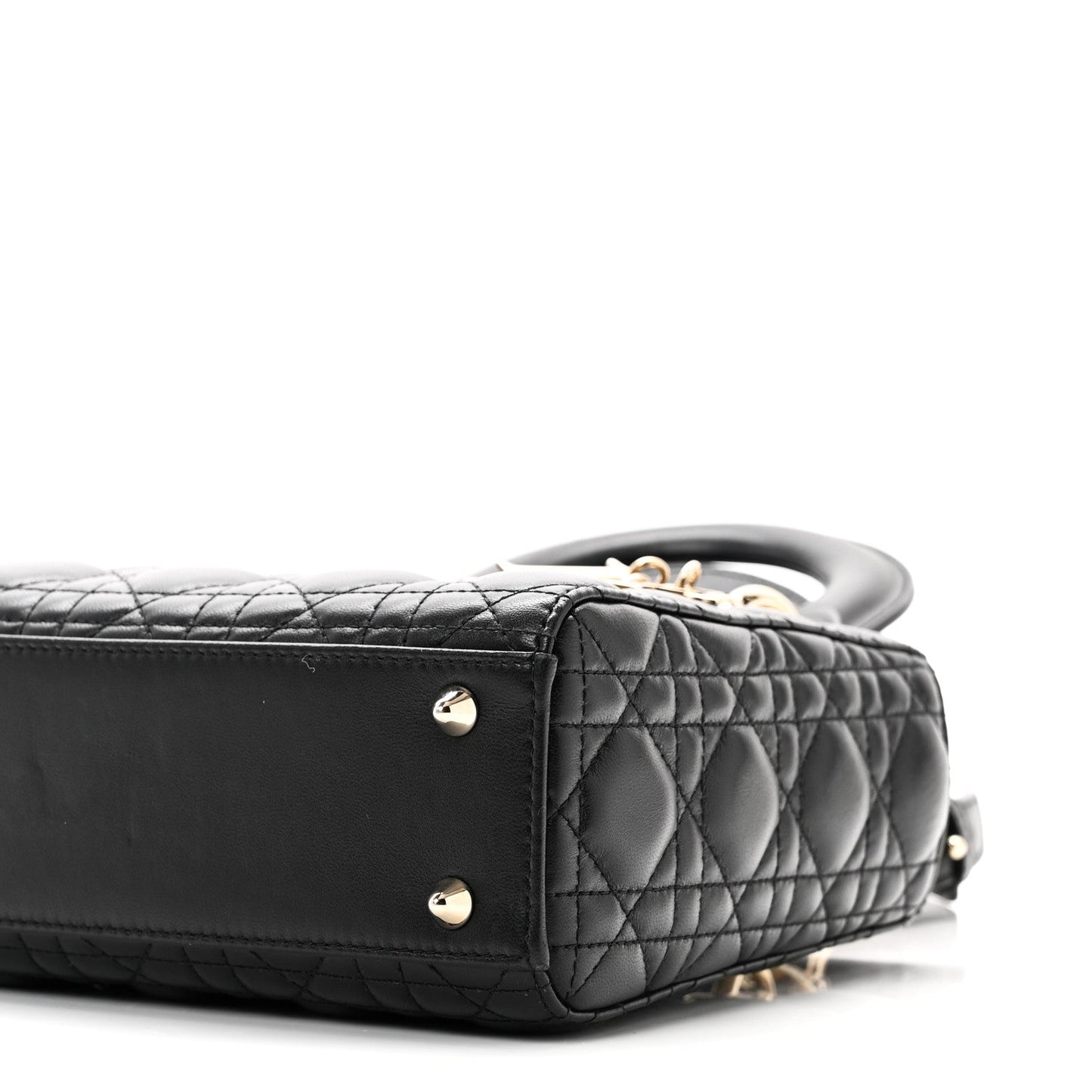 Lambskin Cannage Small My ABCDior Lady Dior Black