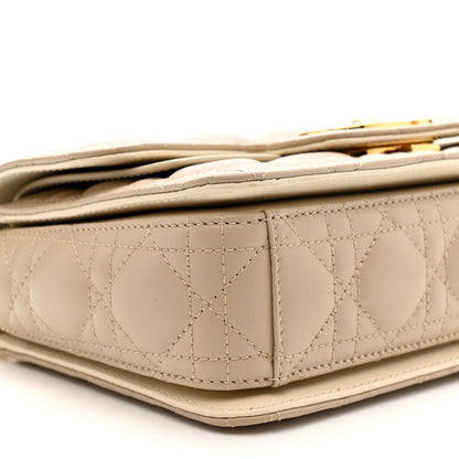 Lambskin Cannage Small Jolie Top Handle Bag Powder Beige Latte