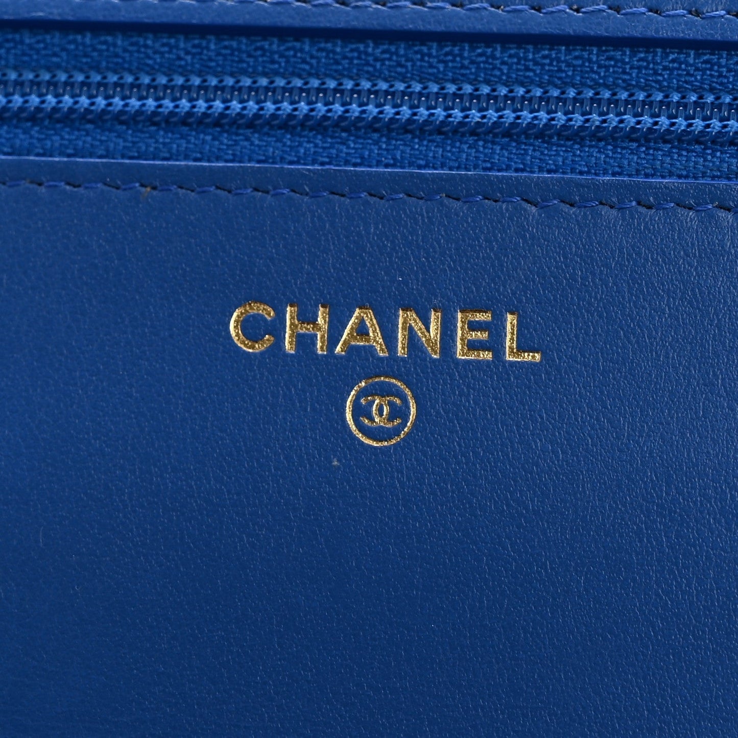 Tweed Quilted Chanel 19 Wallet On Chain WOC Blue Pink