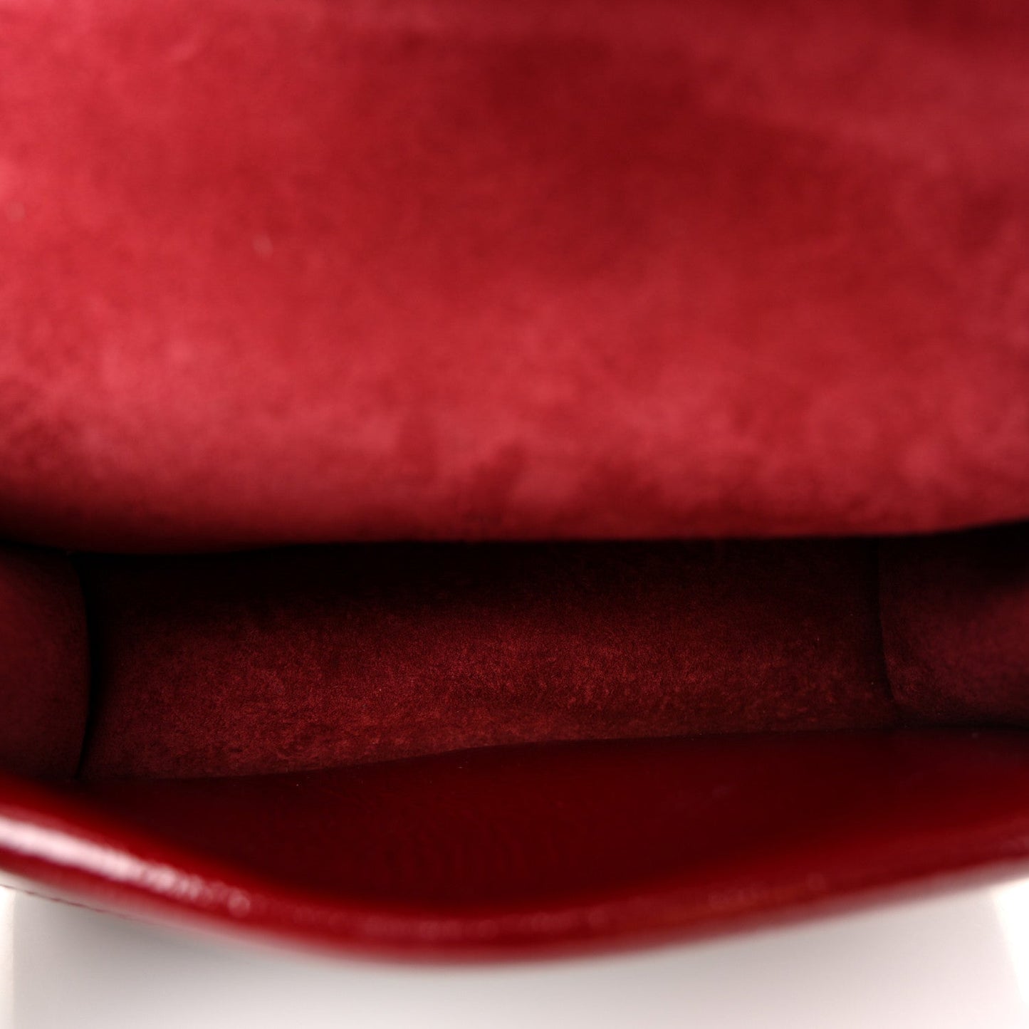 Crinkled Patent Mini Dionysus Shoulder Bag Rosso Ancora Red