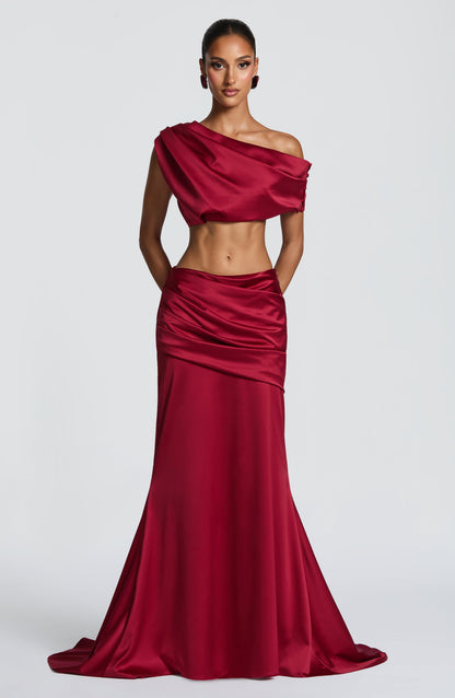 Edwina Top - Burgundy