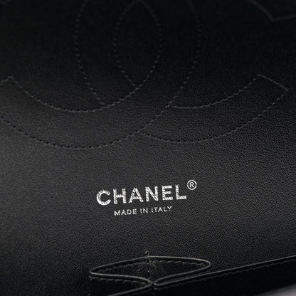 Lambskin Quilted Jumbo Double Flap So Black