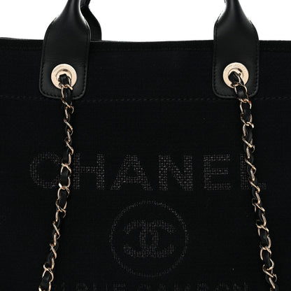 Mixed Fibers Small Deauville Tote Black