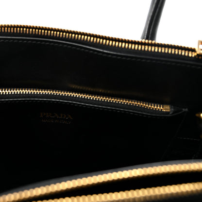 Saffiano City Calfskin Paradigme Bag Black