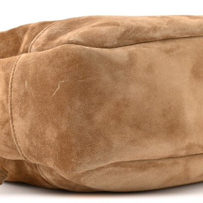 Suede Small Jamie Shopping Tote Golden Leaf