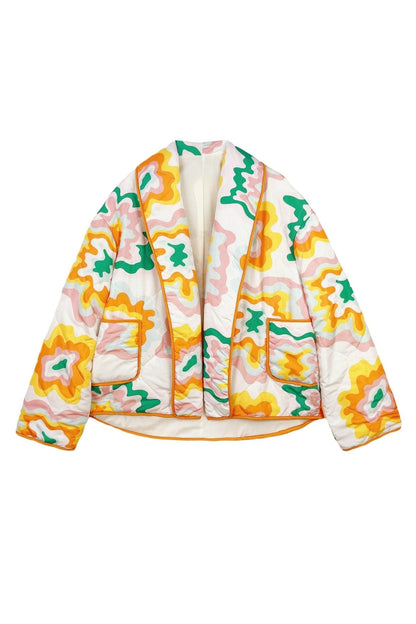Chaqueta acolchada con estampado Elma 
