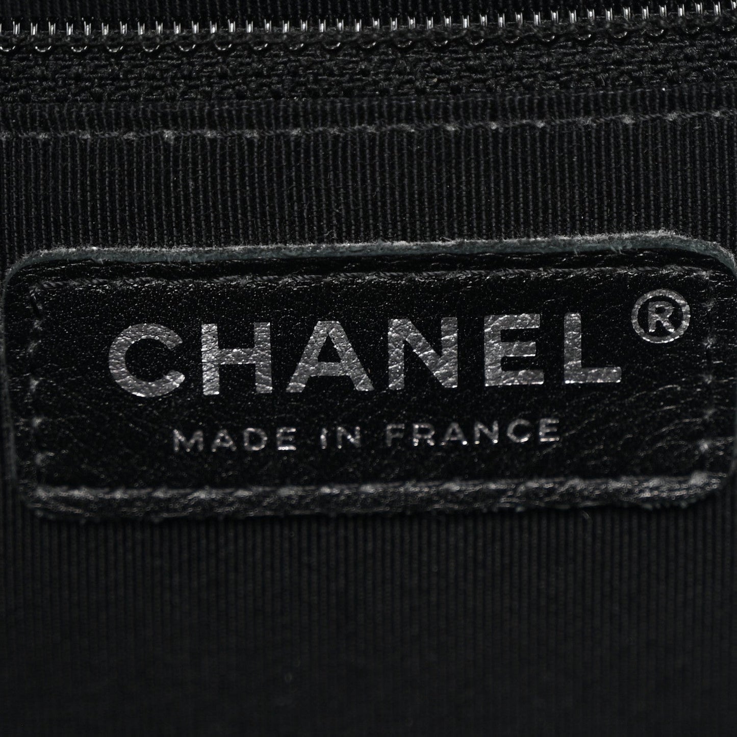 Lambskin Surpique Chevron Medium Single Flap Black