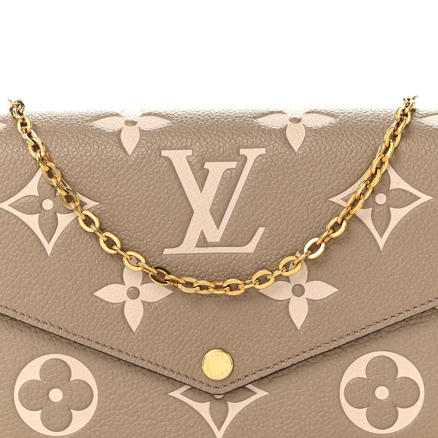 Empreinte Monogram Giant Felicie Pochette Tourterelle Creme