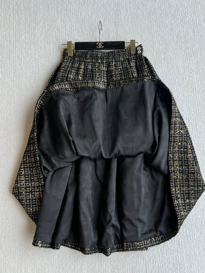 CC 25 Set Tweed Black Polyester Wool 289987