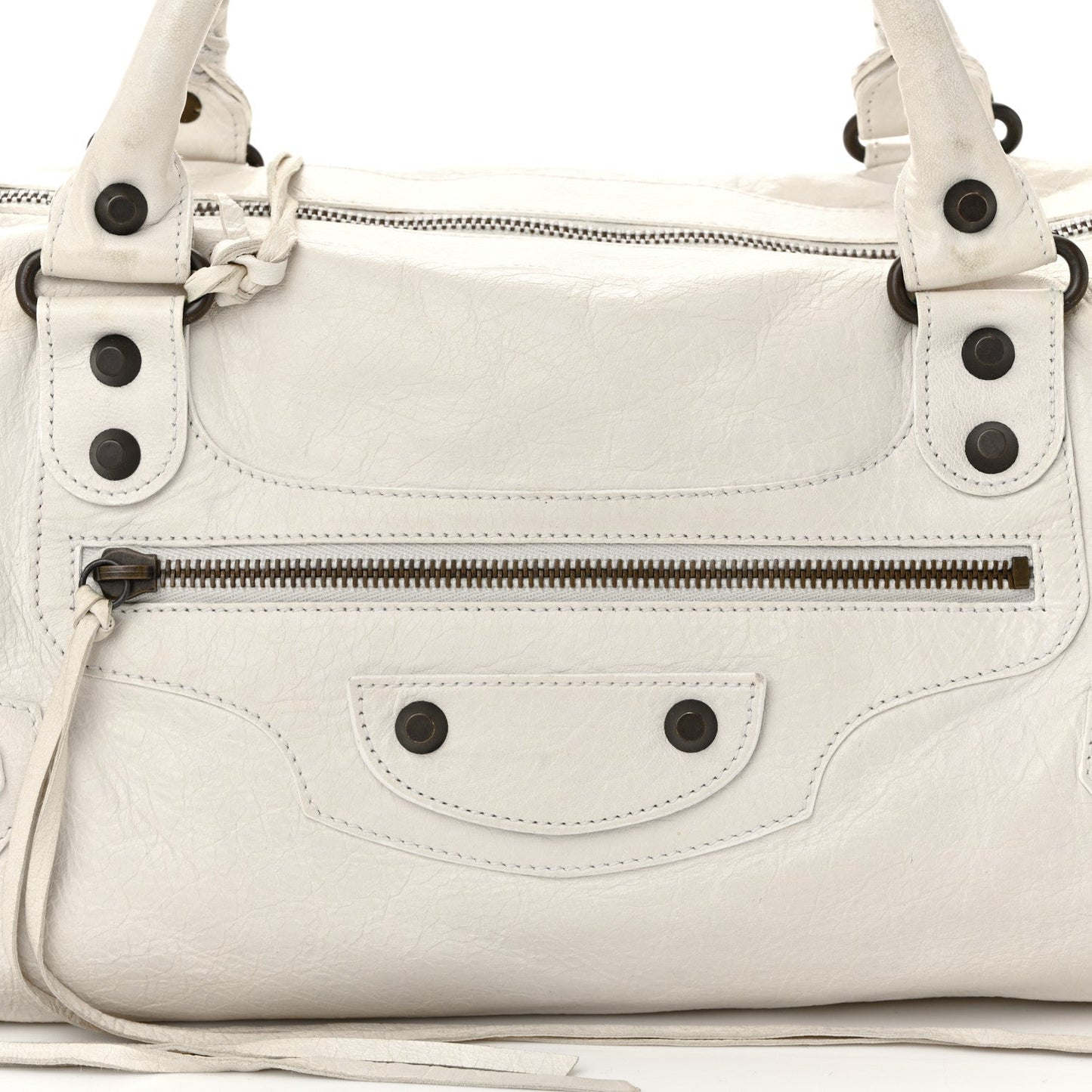 Agneau Classic Hardware Twiggy White