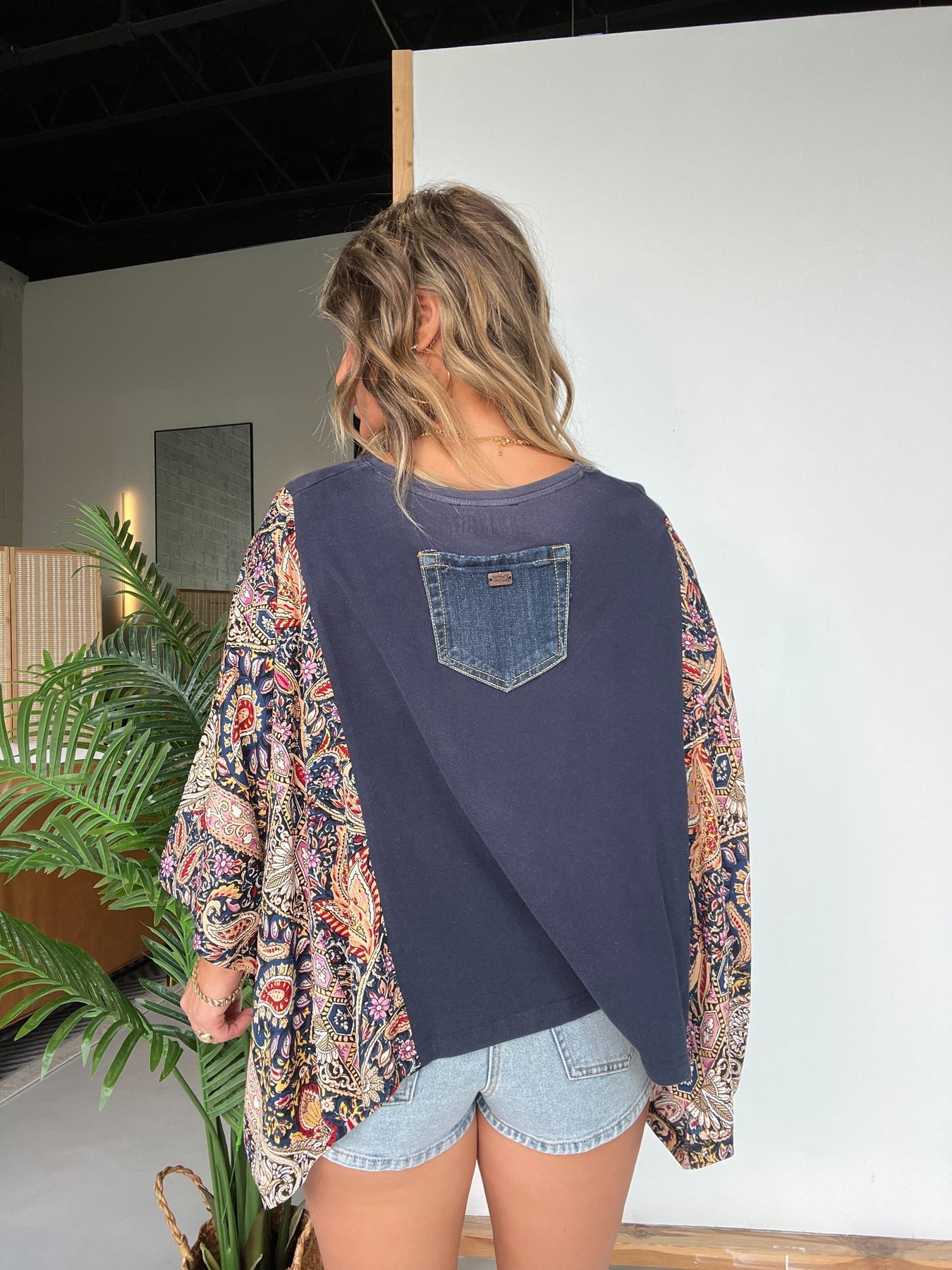 Camiseta Nirvana Mix &amp; Match azul marino