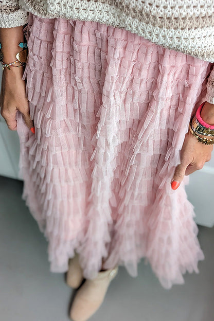 Falda de encaje Midi Rock Fifth Avenue