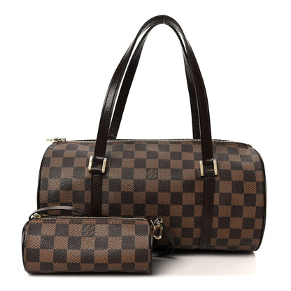 Damier Ebene Papillon 30 With Companion