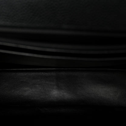 Caviar Quilted Jumbo Single Flap Black
