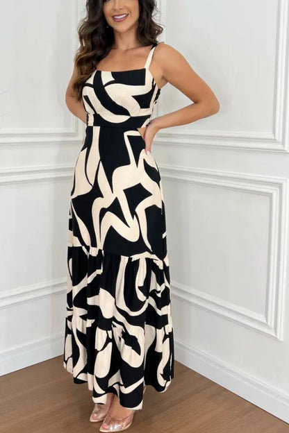 Conjunto de dos piezas de vestido largo bonito