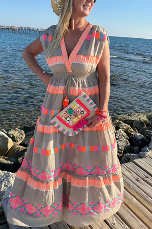 Vestido maxi bohemio