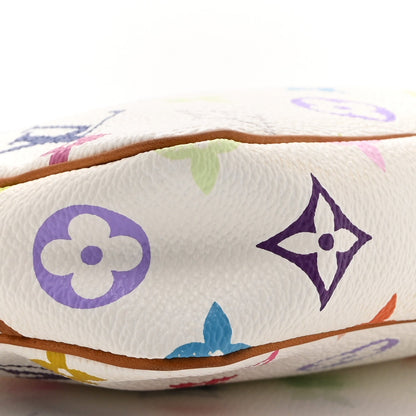 Monogram Multicolor Pochette Accessories White