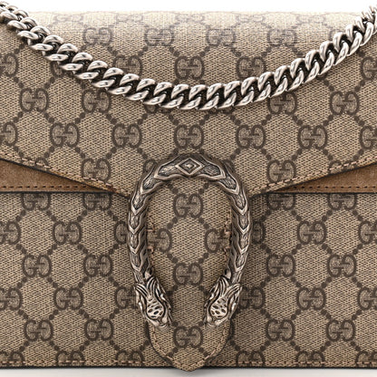 GG Supreme Monogram Small Dionysus Shoulder Bag Taupe