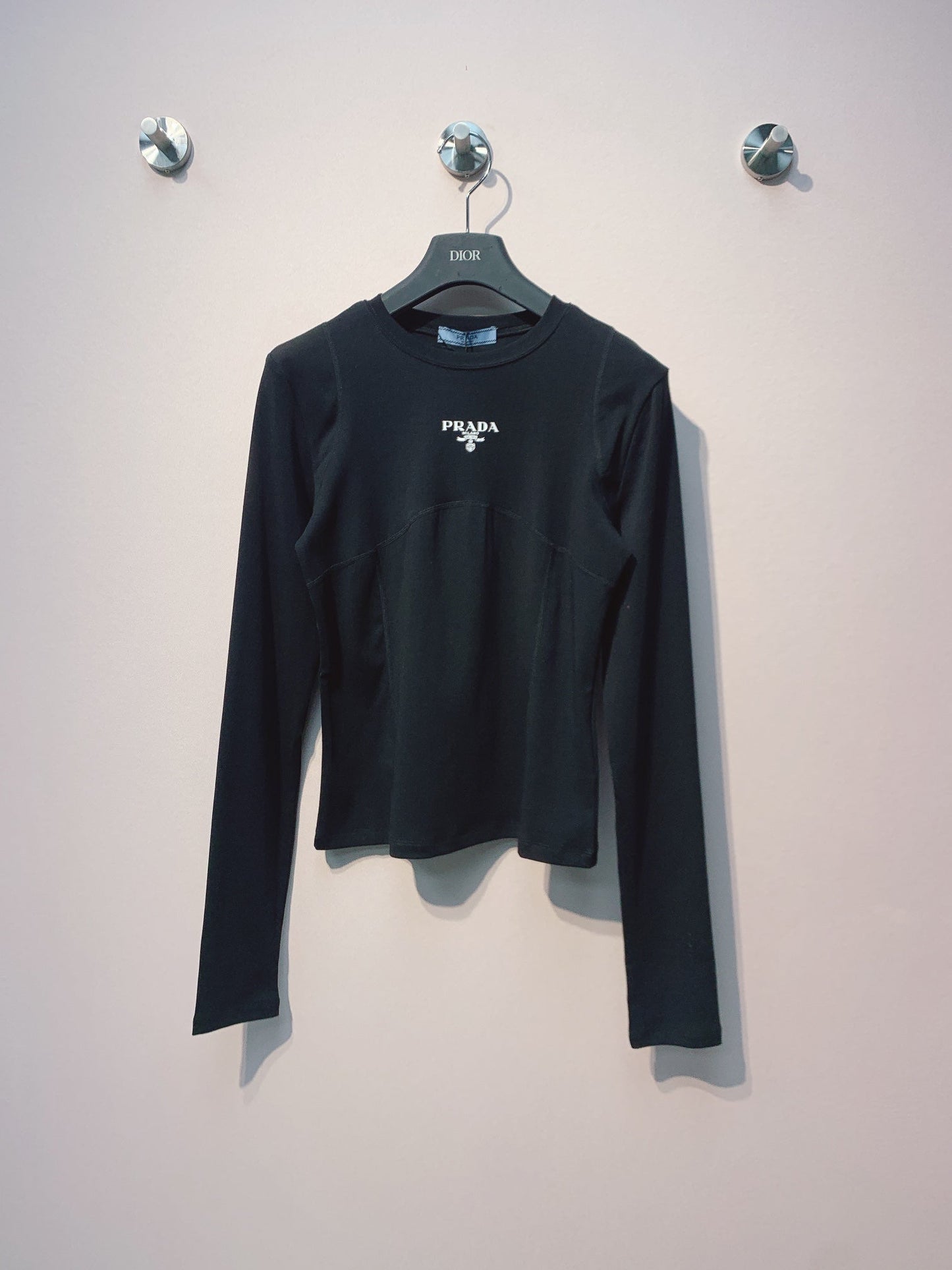 Prada 25 Long-sleeved T-shirt Cotton 296096