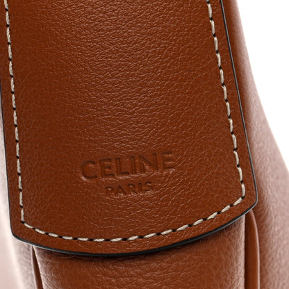 Supple Calfskin Small Triomphe Heloise Shoulder Bag Tan