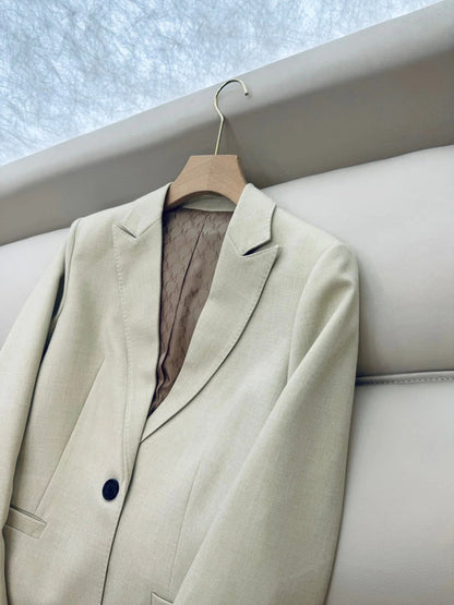 MAX MARA 25S SET VEST BLAZER 015