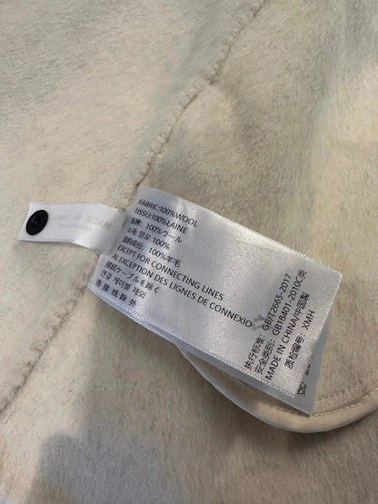 MAX MARA 25S CASHMERE COAT WITH FOX FUR TRIM 204