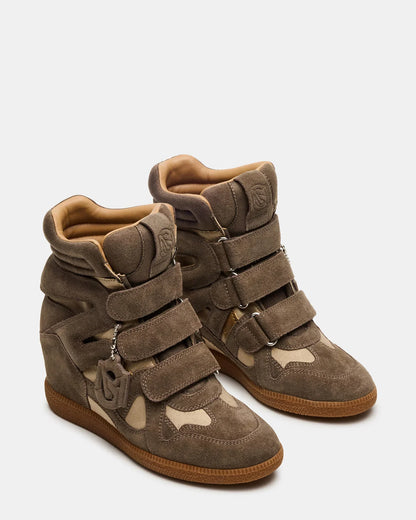 Mavis Taupe Suede