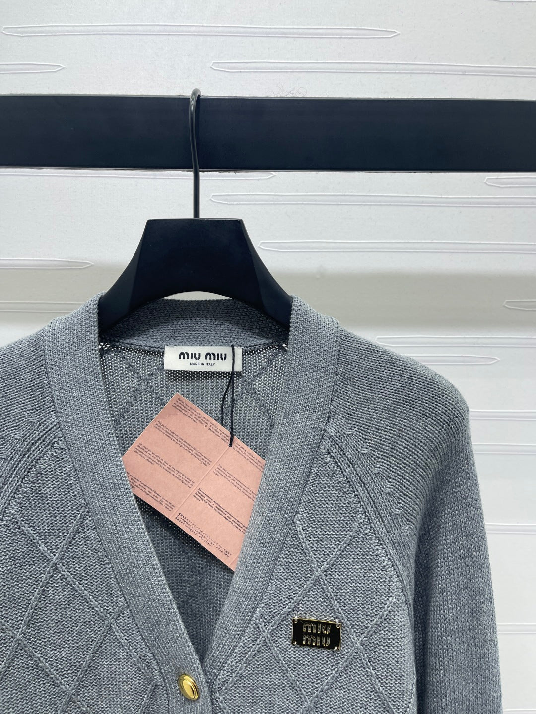Miu Miu 25 Knitted Cardigan Wool Mix Cashmere 296259