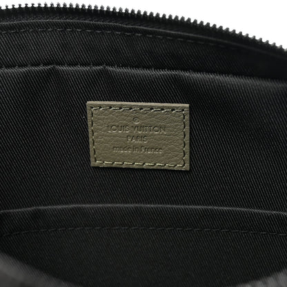 Monogram Shadow G65 Trio Messenger Olive Green