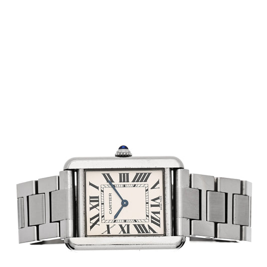 Stainless Steel 24mm Tank Solo Quartz Watch