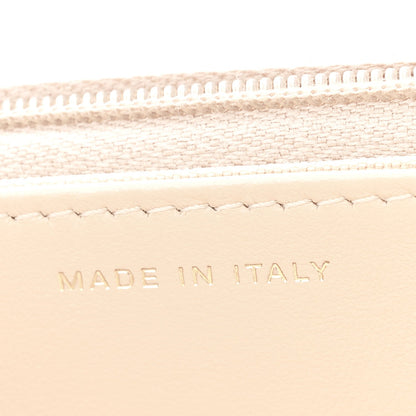Caviar Quilted Wallet on Chain WOC Beige