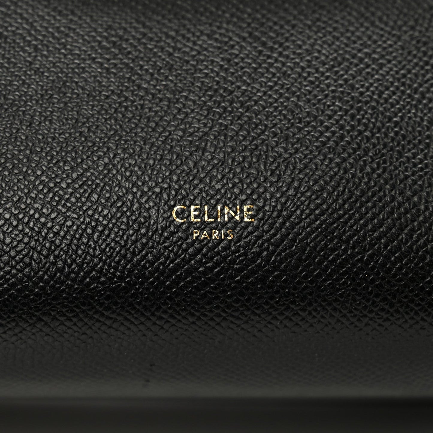 Grained Calfskin Micro Belt Bag Black