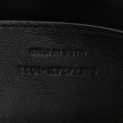 Lambskin Matelasse Monogram Large Jamie 4.3 Black