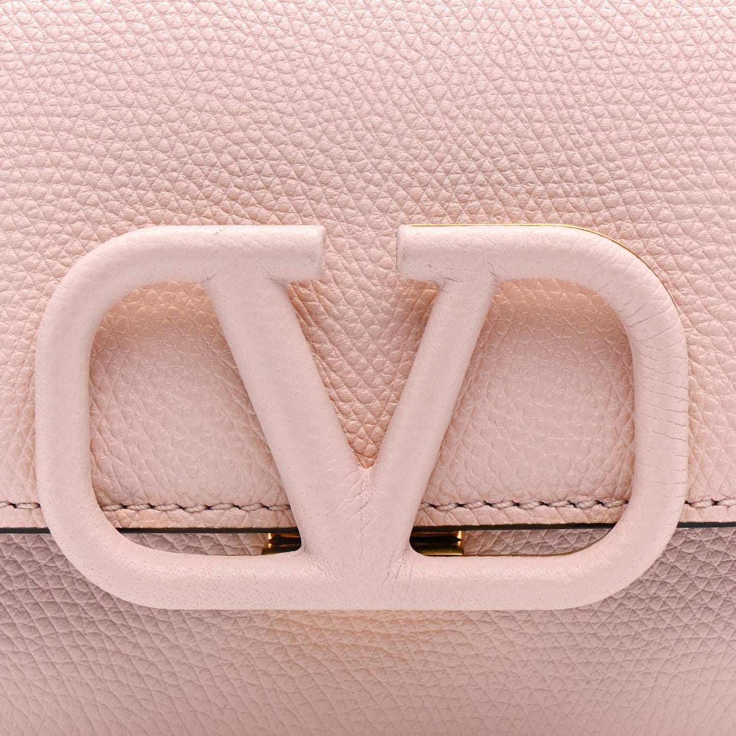 Grainy Calfskin VSling Belt Bag Rose Quartz