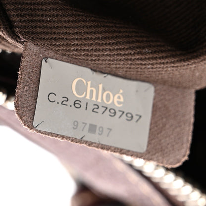Calfskin Medium Paddington Satchel Chocolate