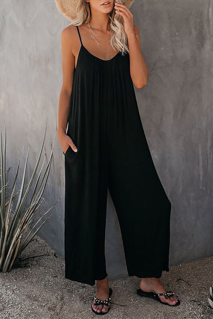 mono con estampado de tirantes