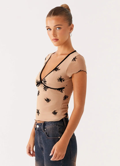 Rocca Top - Nude