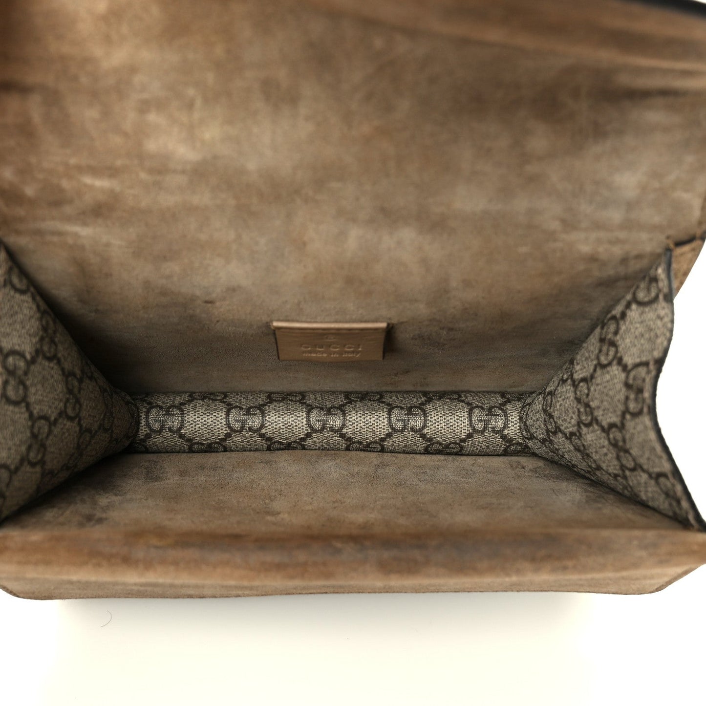 GG Supreme Monogram Mini Dionysus Shoulder Bag Taupe