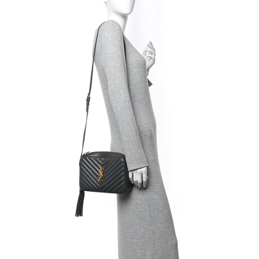 Calfskin Matelasse Monogram Lou Camera Bag Storm