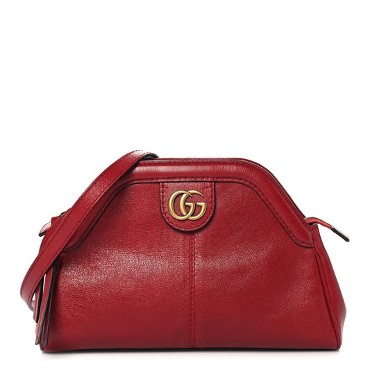 Piuma Lux Calfskin Small Re(Belle) Crossbody Bag Romantic Cerise