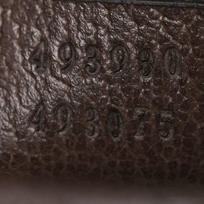 GG Supreme Monogram Neo Vintage Web Belt Bag Brown