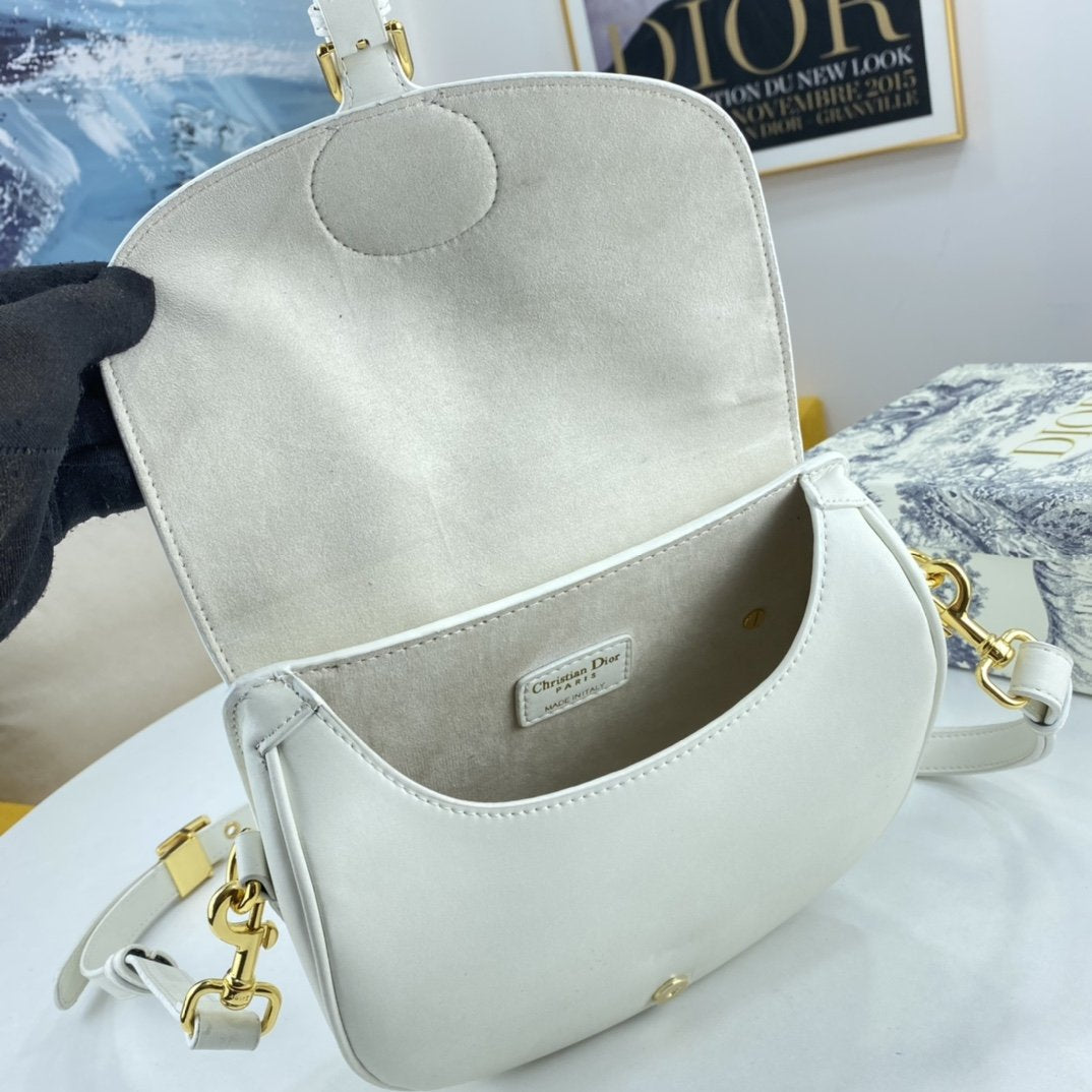 Dior Medium Dior Bobby Bag Black Box Calfskin Women
