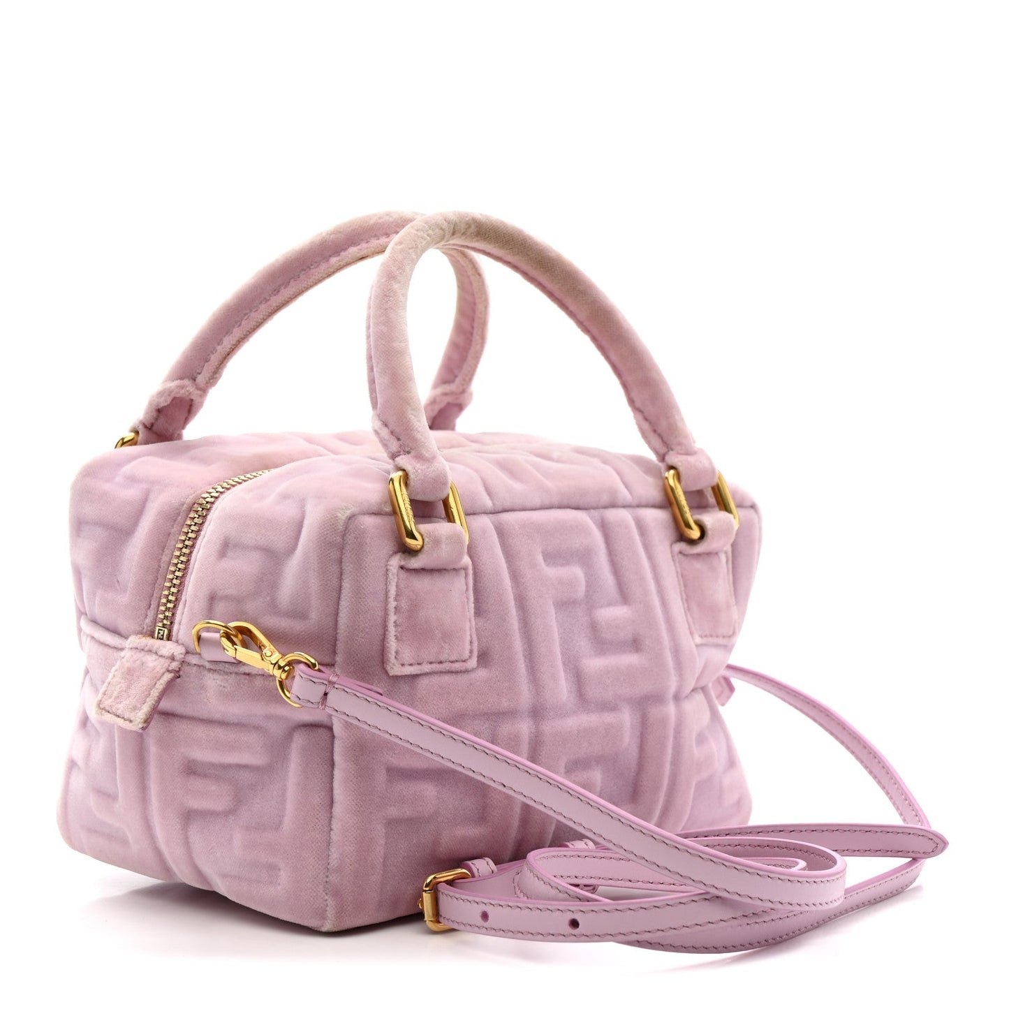 Velvet FF Embossed Mini Boston Box Rose Confetto