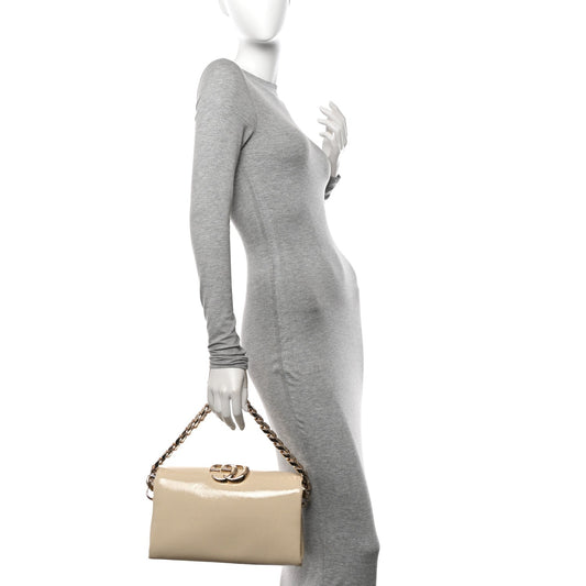 Skipper Calf Ultralight GG Soft Small Chain Bag Ivory