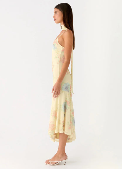 Sole Mio Midi Dress - Spring Meadow