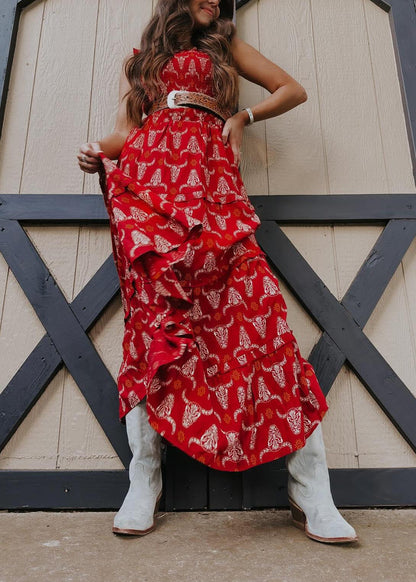 El vestido Longhorn 