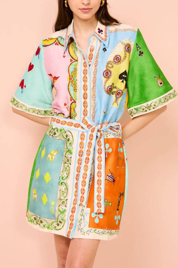 Minivestido Rummy multicolor de Panflay
