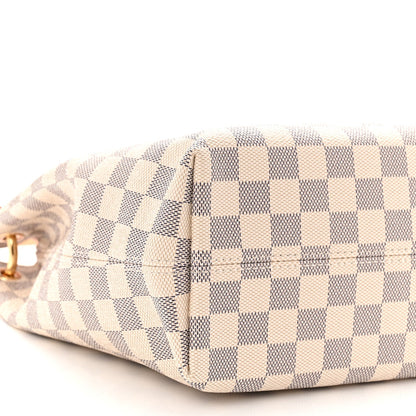 Damier Azur Graceful PM Rose Ballerine