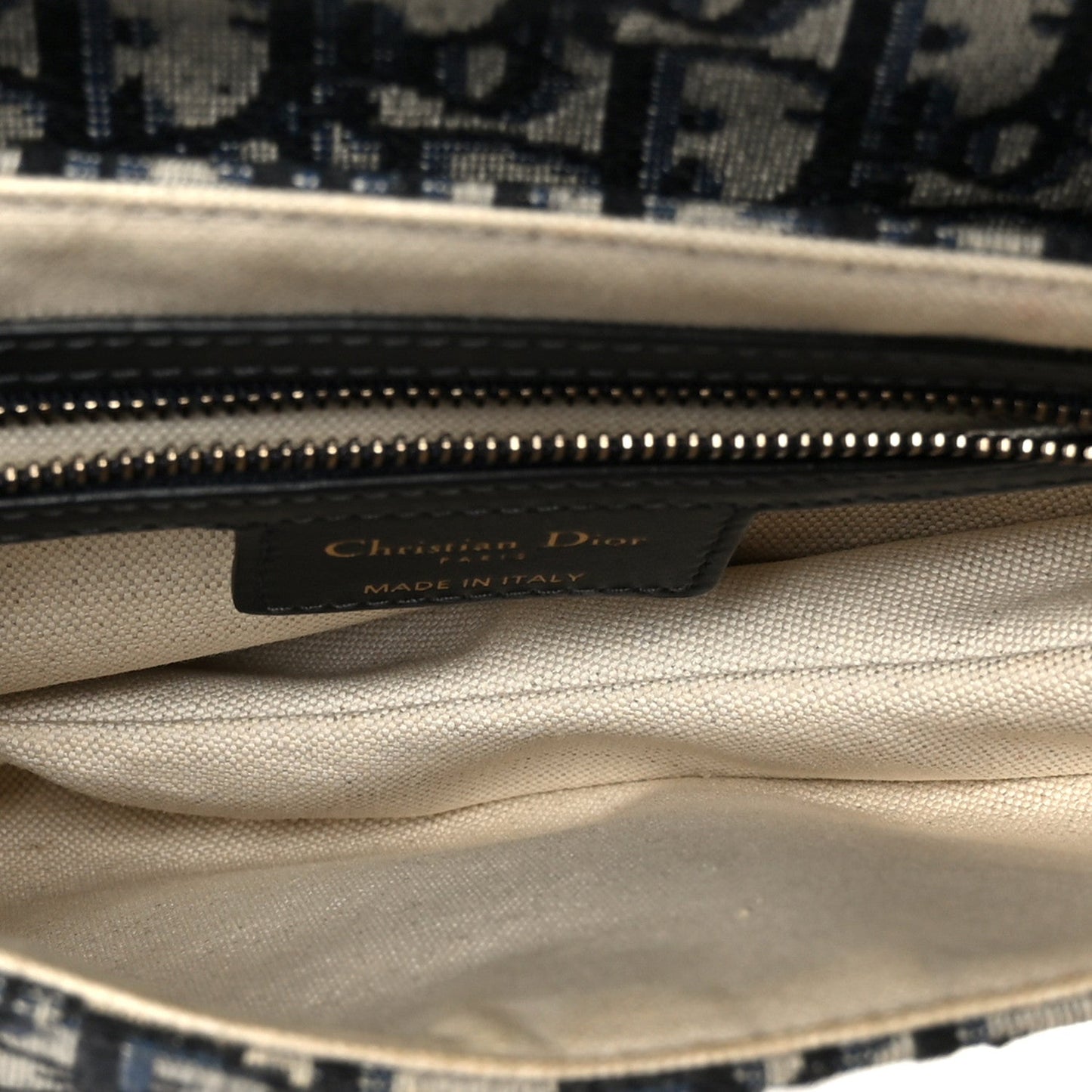 Oblique Saddle Bag Blue